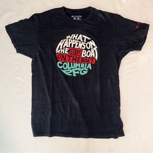 Navy blue Columbia graphic T-shirt